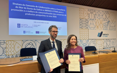 ANFACO-CYTMA Y LA CONSELLERÍA DO MAR FIRMAN UN CONVENIO DE COLABORACIÓN PARA LA PROMOCIÓN DE LAS CONSERVAS Y PRODUCTOS DEL MAR EN 2026